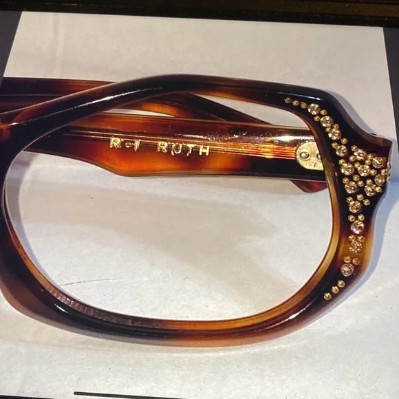 Vintage eye glasses France Ruth tortoiseshell